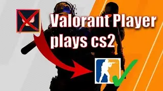 Valorant player plays cs2