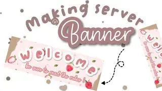 making a discord server banner (for beginners) for mobile (iOS/android)