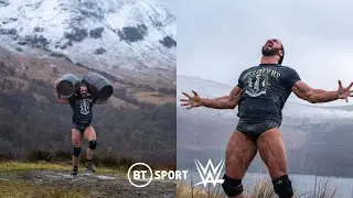 Drew McIntyre returns home to prepare for Brock Lesnar | BT Sport x WWE WrestleMania promo!