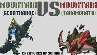 Georthorac vs Takamorath creatures of sonaria