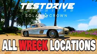 Test Drive Unlimited Solar Crown - All Wreck Locations