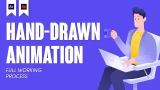 Hand-drawn animation in Adobe Animate and After Effects. Working process