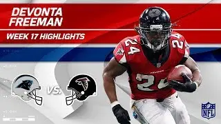 Devonta Freeman Highlights | Panthers vs. Falcons | Wk 17 Player Highlights