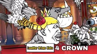 Laughter Brings Kicks (4 Crown) | The Battle Cats