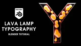Lava Lamp Typography in Blender | Blender Tutorial