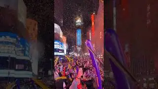 Welcoming 2024 in Times Square, NYC 🥳💞🥂