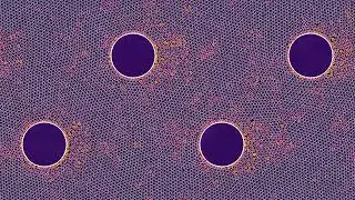 Phonons in a flowing granular material