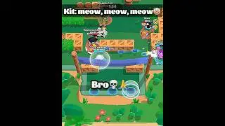 KIT WITH 500 IQ 🗿 | Brawl Stars #brawlstars #kit #bs #shorts