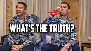 RONALDO DRINKING ZAM ZAM WATER?