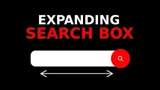 A Simple Expanding Search Box Using HTML, CSS and JavaScript