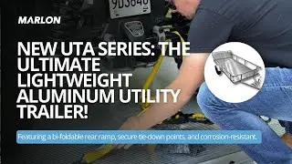 Best lightweight, durable aluminum utility trailer for every job!