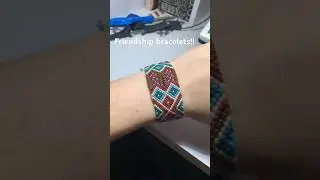 New Aztec Friendship Bracelet #friendshipbracelet #artist #aztec