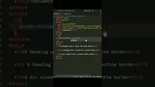 CSS border-bottom Property | CSS style |#shorts