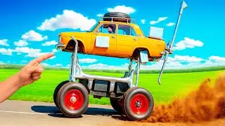 Я ПОСТРОИЛ БИГФУТ ИЗ ЗАПОРОЖЦА И ВЫЖИВАЮ НА НЁМ В THE LONG DRIVE