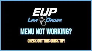 EUP Menu Not Loading in Your Game | Quick Tip and Possible Fix | 2022 | GTA V | LSPDFR