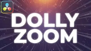 How To Make DOLLY ZOOM Effect In Davinci Resolve