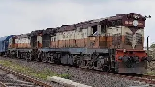 Malgadi with VSKP WDG3A Diesel Locomotive | Goods Train in India | Train Videos Indian Railways