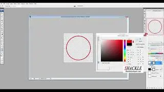 How to make a perfect circle with transparent background in photoshop CS3 | Shackle Developers