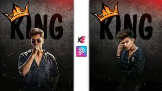 Crown King Photo Editing in PicsArt || Picsart Editing New Style - Xyaa Edits🔥