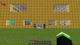 OUR HOUSE TURNED INTO LUCKY BLOCKS IN Minecraft!