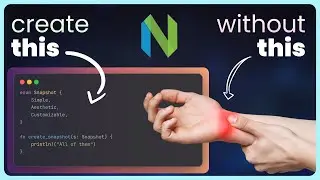 Create beautiful code screenshots in Neovim. Without damaging your wrists.