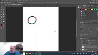 How to create a layered Anaglyph drawing in Photoshop