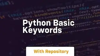 python basic keywords