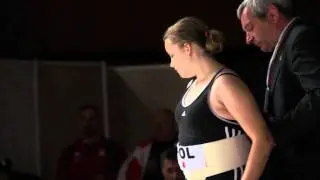 WU14 60kg Girls - Semi-Final - Kovaleva Natalia (RUS) vs Dudek Klaudia (POL) (Bronze Medal)