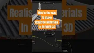 BLENDER realistic materials are easy #blender #b3d