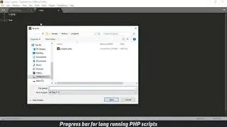 Add a progress bar to your PHP scripts using AJAX & Javascript