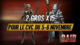 x15 du 5 & 6 Novembre : De très bons Champions ! - Raid Shadow Legends