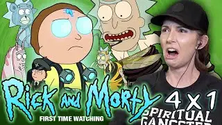 RICK & MORTY 4X1 Reaction (TIME FOR MORE MADNESS!!!)