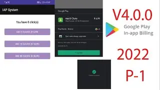 Android Google Billing Library v4 In App Purchases 2022 Part 1 - Demo Intro