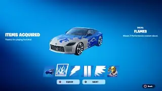 How To Get the Nissan Z Performance Car Body FREE In Fortnite (Nissan Z Performance Rocket League)