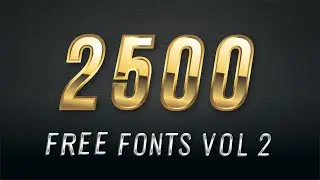 2500 Free Beautiful Fonts -  [ Vol-2] Download NOW! 📩 | Best Free Fonts Pack For Designers