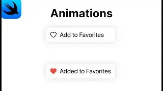 SwiftUI Favorites Button Animation