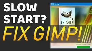 GIMP FONT LOADING TIME FIX (Looking for data files Font Cache)