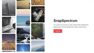 Build A Responsive Hero Section With An Infinite Carousel | HTML, CSS, JavaScript