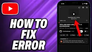 How To Fix YouTube Error Something Went Wrong Please Try Again on iPhone (2024) - Quick Help