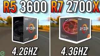 Ryzen 5 3600 vs Ryzen 7 2700X Benchmarked in 2023 - RTX 3070