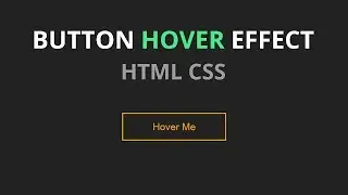 button hover effect html css