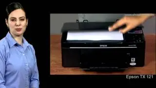 Epson Printer TX121 - How to make a BW copy from the Printer