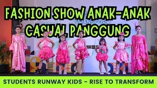 Aksi Memukau Tak Terlupakan : Fashion Show Anak-anak Tema Kostum Formal & Casual Panggung