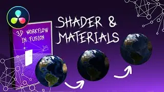 Materials in Fusion Shading für Anfänger 🔴 Davinci Resolve [3D Grundlagen für Anfänger #04]