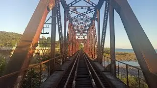 🚞 На поезде к морю. Релакс видео, виды из окна поезда