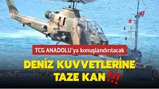 TCG ANADOLU'ya AH-1W SuperCobra Taarruz Helikopteri