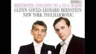 Glenn Gould - Beethoven piano concerto No.4 in G major 2nd movment