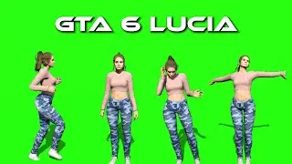 GTA 6 Lucia Animation Free || Green Screen Effects || VFX