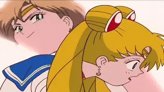 Sailor Moon beaten by Sailor Uranus