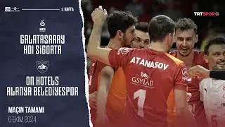 Maçın Tamamı |  Galatasaray HDI - Alanya Belediyespor  'SMS Grup Efeler Ligi'